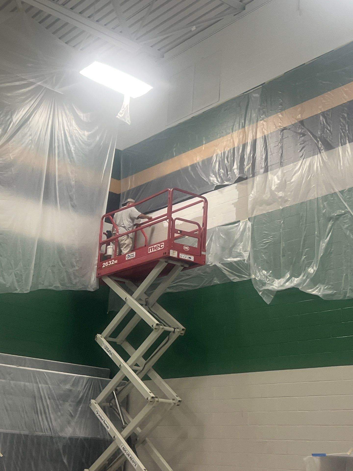 painting process in school