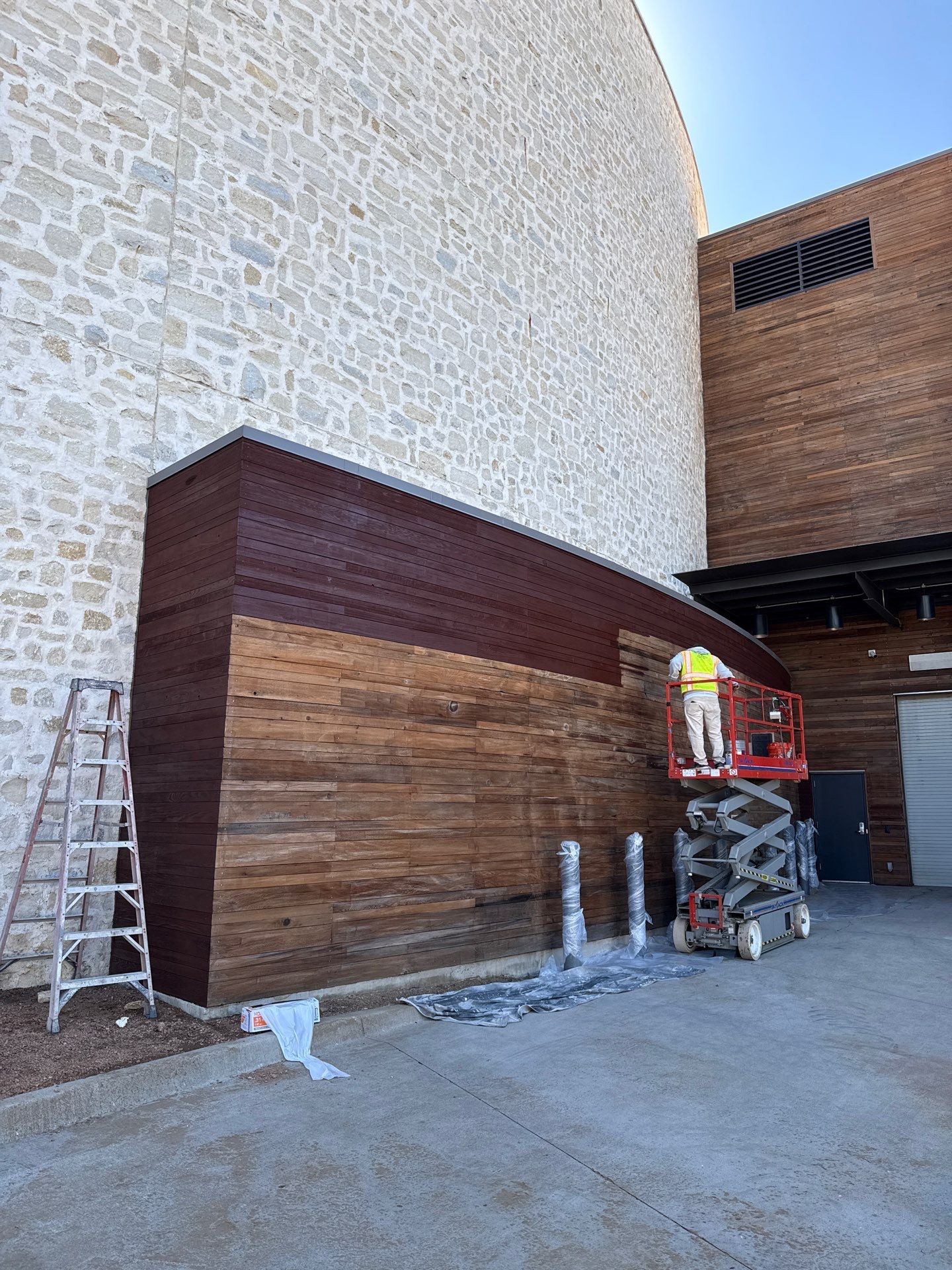 Watermark Church – Siding Staining