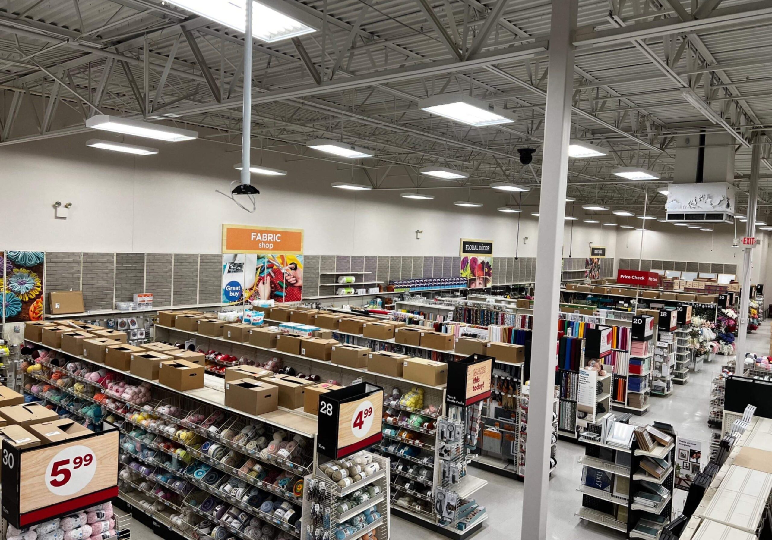 retail store painting Dallas